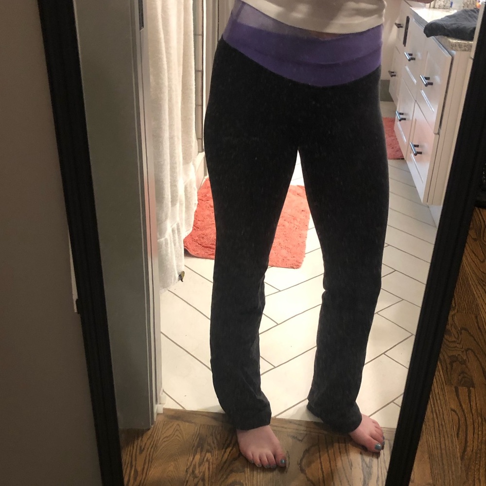 Wonder under lululemon flare yoga pants size 2